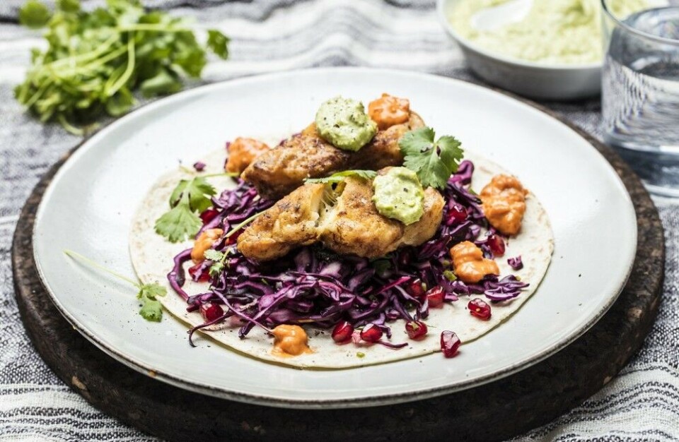 Hjemmelaget fiskewraps er populært for store og små. Hjemmelaget fiskewraps er populært for store og små.