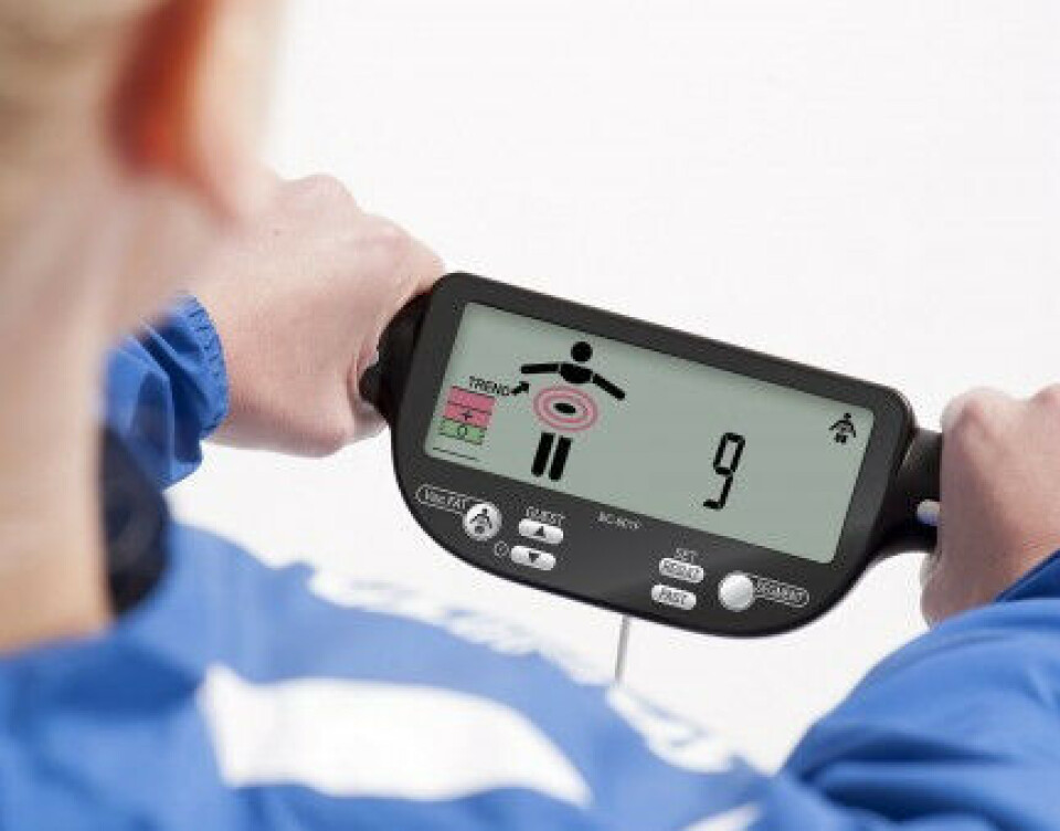 Tanita-vekten måler blant annet din fettprosent, BMI, muskelmasse og fysiske alder. Tanita-vekten måler blant annet din fettprosent, BMI, muskelmasse og fysiske alder.
