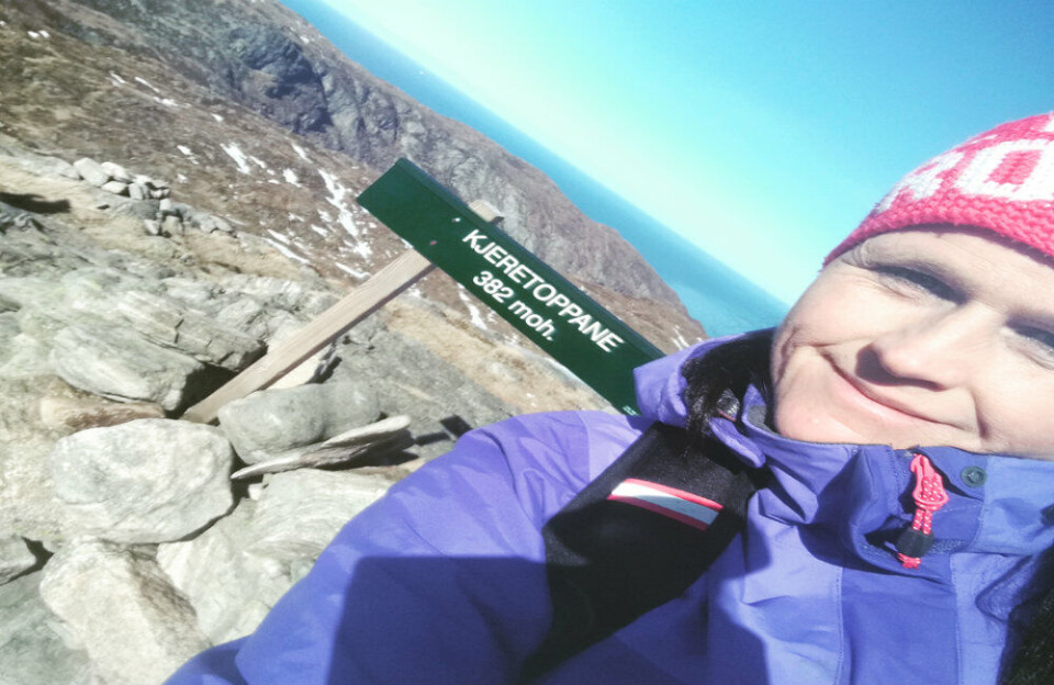 Denne dagen var jeg helt alene, hele veien opp. Traff noen sjeler på veien ned igjen, men svært få. Denne dagen var jeg helt alene, hele veien opp. Traff noen sjeler på veien ned igjen, men svært få.