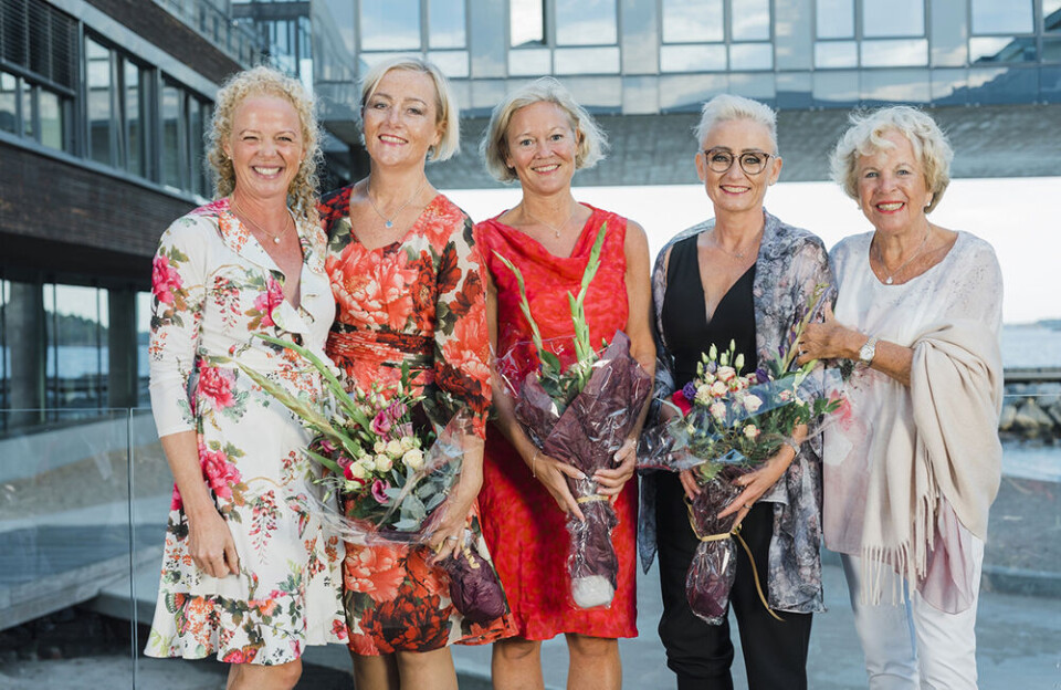 Fra venstre: Jeanette Roede, Lucie Markussen, Mette Oda Eikeland og Grete Roede. Fra venstre: Jeanette Roede, Lucie Markussen, Mette Oda Eikeland og Grete Roede.