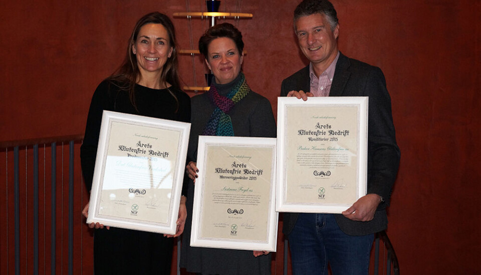 Årets Glutenfrie Bedrift Produsenter 2015