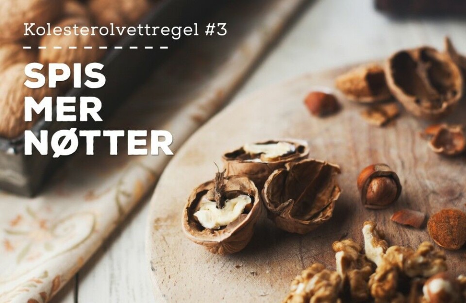 Kolesterolvettregel #3 – Spis mer nøtter