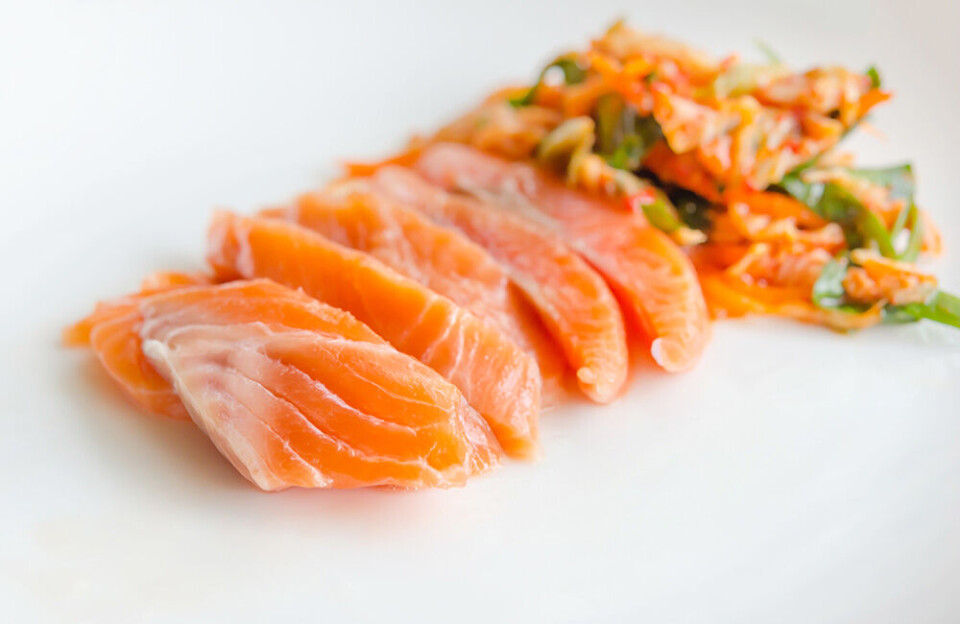 Sashimi med frisk mangosalsa